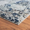 thumbnail image 6 of 5â€™ x 8â€™ Navy and Gray Abstract Ice Area Rug, 6 of 9