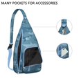 thumbnail image 3 of Tropical Reef Shark Sling Bag - Colorful Coral Environment Pattern, 3 of 4