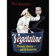 thumbnail image 3 of Advertisement 15x18 Black Modern Framed Museum Art Print Titled - Cooks: Vegetaline, 3 of 5