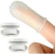 thumbnail image 1 of Kit de cepillo de dientes (paquete de 2) Diseño ergonómico, cerdas envolventes completas para una fácil limpieza de los dientes, cuidado dental para cachorros, gatos y mascotas pequeñas, transparente, 1 of 8