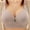 Gray, variant on Npasoilc Wireless Support Bras For Women Full Coverage And Lift Plus Size Bras Post-Surgery Bra Wirefree Decorated Bralette Breathable Minimizer Bra