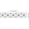 thumbnail image 4 of funlife 10Pcs Scandinavian Style Self-Adhesive PVC Stair Stickers, Peel and Stick Staircase Decal, Stair Riser Stickers, 39.37"x7.09" White Lantern Pattern, 4 of 7