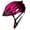 Pink, variant on Bike Helmet with Tail Light Unisex MTB Road Cycling Safety Helmet Adjustable Size with High Density Foam Black