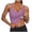 Light Purple -AJ10, variant on Nestiefly Racerback Crop Tank Tops for Women - U Neck Yoga Padded Longline Sports Bras Workout Light Purple S