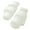 White, variant on Women's Fleece Kitting Cotton Mittens Solid Color Ribbed Casual Thermal Gloves Winter Warm Gloves