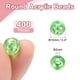 thumbnail image 2 of 400 Piezas de Perlas Acrílicas Redondas, Perlas Espaciadoras Lindas de 10 mm para Manualidades de Joyería, Fabricación de Pulseras, Aretes y Collares, Verde Claro, 2 of 7