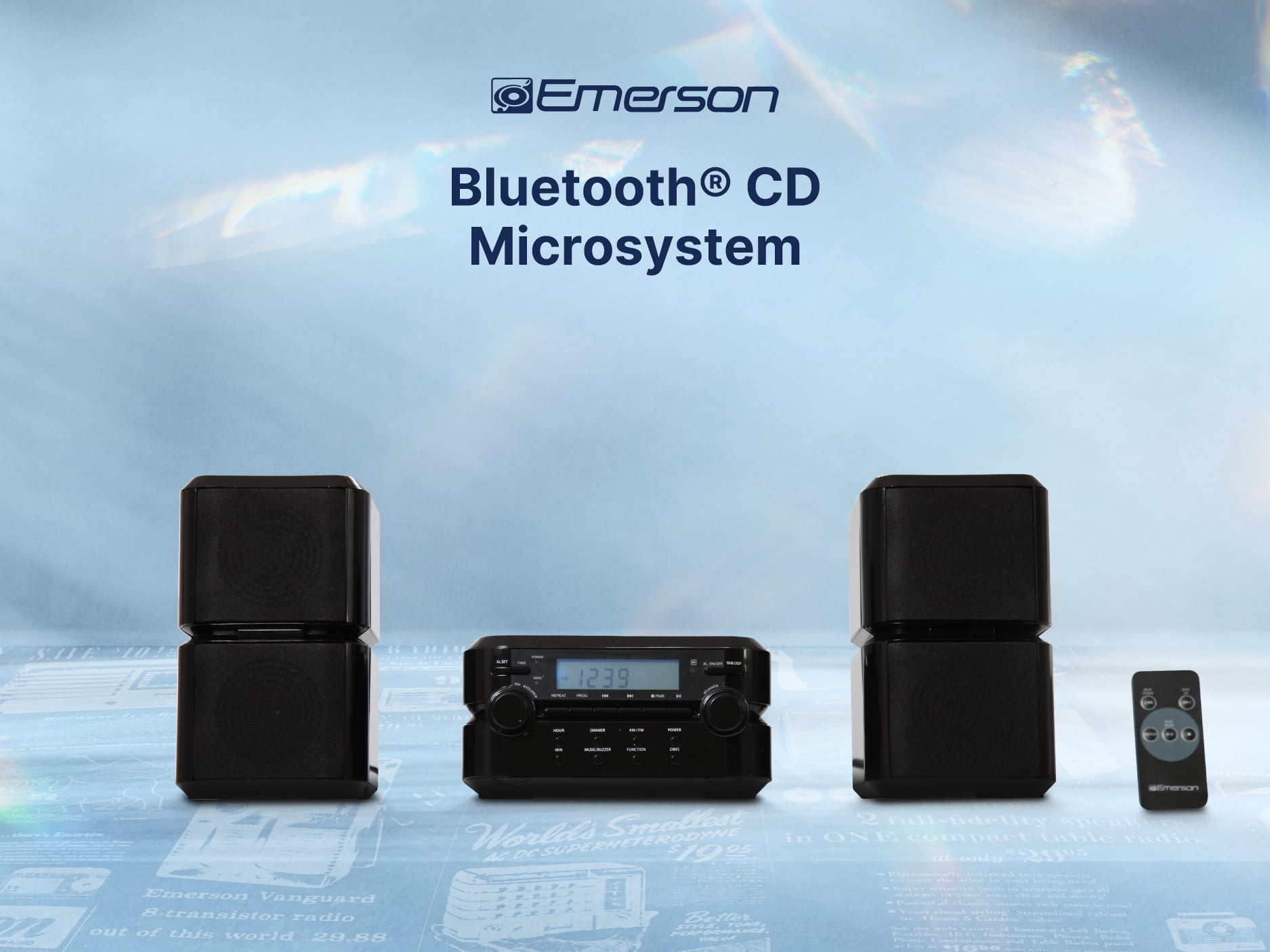 Magnavox 3-Piece CD Player Shelf System with Digital PLL FM Stereo