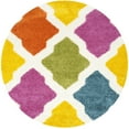 thumbnail image 5 of SAFAVIEH Jaycob Geometric Kids Shag Runner Rug, Ivory/Multi, 2'3" x 9', 5 of 10