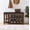 Brown, variant on Vintage Rubberwood Adjustable Shoe Bench with Concealed Storage, 39.5 in Length
