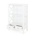 thumbnail image 6 of Spaco Luxurious White Bathroom Cabinet, Minimalistic Design, Water-Resistant, for Organized Bathrooms, 6 of 12