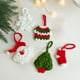 thumbnail image 1 of Navidad adornos tejidos manuales, Snowflakes Santa Claus Key Bag, decoracin de invierno con lana, regalo de cumpleaños para hogar, Navidad, Snowflakes Navidad, Santa Claus, Key Bag Navidad,, 1 of 6