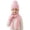 Pink, variant on Viluyesy 3Pcs Kids Girls Winter Hat Gloves Scarf Set Solid Color Thicken Knitted Warm Set Black Size 3T