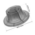 thumbnail image 2 of Raindrops 10Set Nut Covers Grey PP For Fan Maintenance And Home Use, 2 of 7