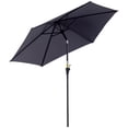 thumbnail image 1 of Outsunny 8.5' Round Aluminum Patio Umbrella Grey, 1 of 10