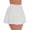 White, variant on Cekizud Skorts for Women High Waist Yoga Skirt with Pockets Athletic Workout,Sizes XS-XL