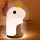 thumbnail image 2 of Luz de noche de unicornio para niños, lindo despertador, regalos de unicornio para niñas, cosas kawaii, lámpara portátil de silicona recargable para niños, regalo de cumpleaños para bebé, niño, dormit, 2 of 5