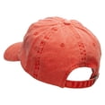 thumbnail image 3 of Born To Ski Embroidered Unstructured Cotton Cap - Orange OSFM, 3 of 5