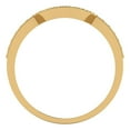 thumbnail image 5 of 0.25 ct Brilliant Round Cut Natural Citrine 18K Yellow Gold Stackable Band SZ 10, 5 of 6