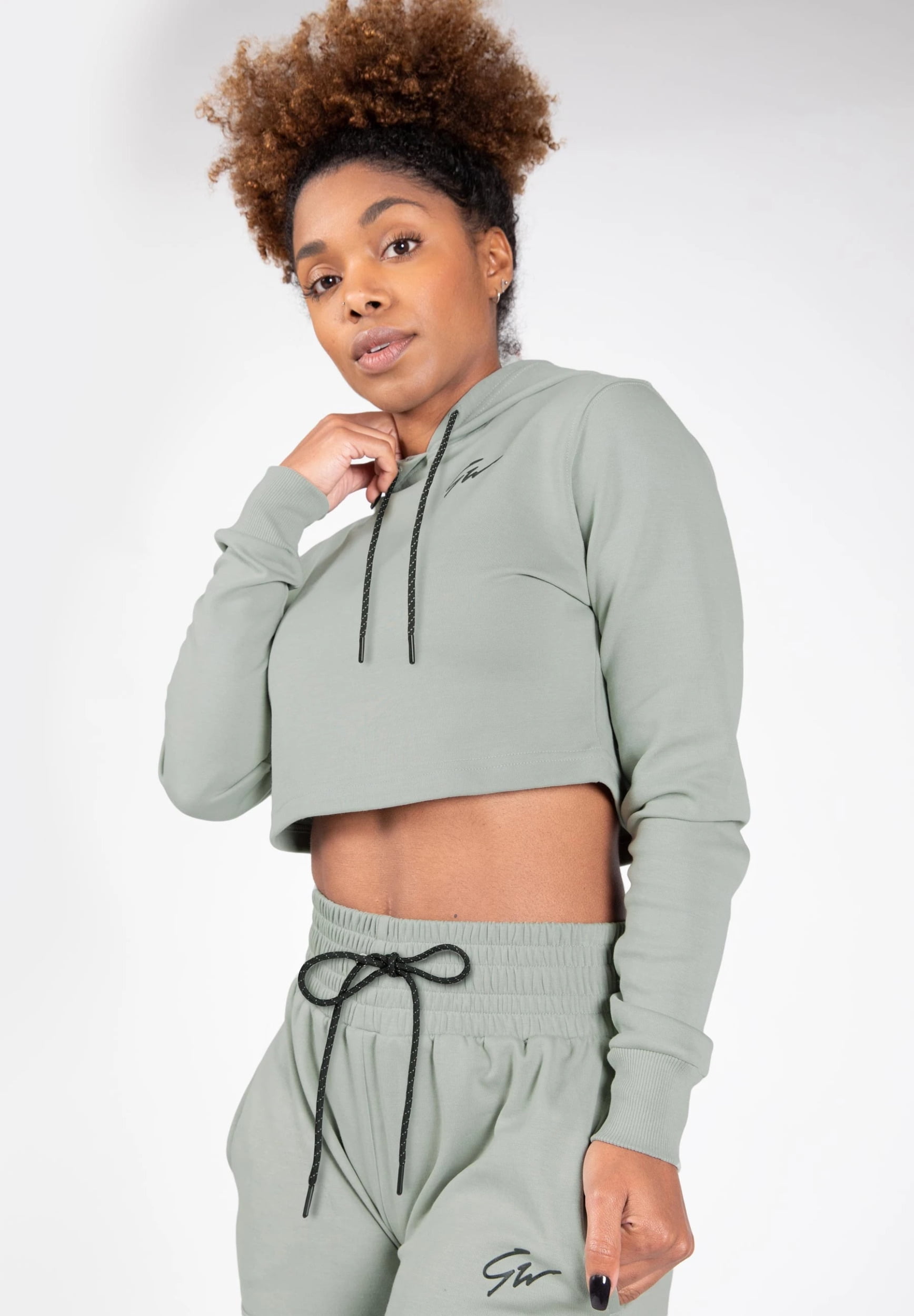 Gorilla Wear - Pixley Crop Top Hoodie 