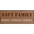 thumbnail image 2 of Gibbons, Lauren 18x10 White Modern Wood Framed Museum Art Print Titled - Navy Family, 2 of 4