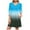 Light Blue, variant on Ashirexll Midi Dresses for Women, Flowy Dresses for Women, Fashion Leisure Solid Color Elastic Cuff Long Sleeve V-Neck Dress