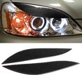 thumbnail image 4 of 1Pair Carbon Fiber Headlight Eyebrows,Headlamp Eyelids Cover Decal Fit For   2001-2003, 4 of 8
