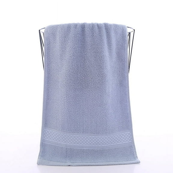 ERDOUY Towels 6Piece 13.78x29.53inch Plain cotton towels and bath towels, Light Weight, Quick Dry Towels for Your Bathroom for Bathroom and Powder Room (Medium grey)