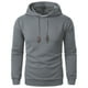 thumbnail image 2 of pstuiky hombres de manga larga, Blusa de manga larga con capucha y cordón de color liso para hombre Tops de hombre s, 2 of 5