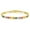 gold, variant on Tennis Bracelets for Women Men 18K White Gold Plated 4.0mm Round Colorful Cubic Zirconia Tennis Bracelet Iced Out Hip Hop Bracelet 7 Inches