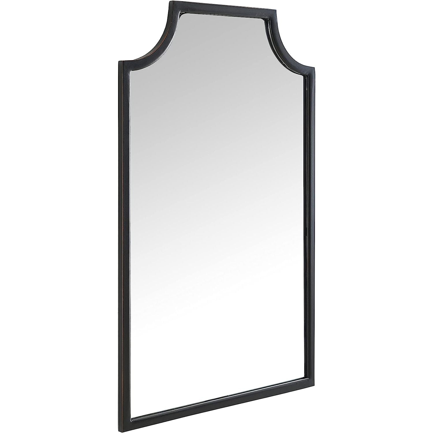 Pagoda-Styled Oil Rubbed Bronze Wall Mirror 42.5"