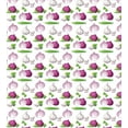 thumbnail image 3 of Vegetable Duvet Cover Set, Graphic Layout of Fresh Onion and Garlic Slices Organic Garden Art, Decorative 3 Piece Bedding Set with 2 Pillow Shams, Queen Size, Dark Magenta and Green, by Ambesonne, 3 of 3