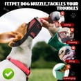 thumbnail image 5 of 2PCS Dog Muzzles, Soft Muzzle for Small Dogs to Prevent Biting Barking Eating Chewing, Adjustable Air Mesh Breathable Dog Mouth Guard for Grooming, 5 of 9
