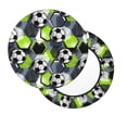 thumbnail image 2 of Pofeuu Football Print Round Bar Stool Covers - Super Soft and Washable Elastic Stool Cushion Slipcover Easy Clean Velvet-14 inch, 2 of 7