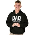 thumbnail image 5 of Dad Walking Talking ATM Machine Funny Hoodie Hooded Sweatshirt Men Brisco Brands S, 5 of 6