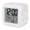 Cream, Beige, White, variant on Dusty Blue Coastal Starfish Digital Alarm Clock for Bedrooms,Smart LED Alarm Clock with 7 Color Changing Night Light,Ocean Sea Shells Nautical Marine Silent Wake Up Clocks for Sleep Study 3.2"x3.2"