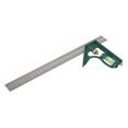 thumbnail image 1 of Square Angle Ruler, 300mm Combination Square Angle Ruler 45/90 Degree With Bubble  Multi Functional Universal Adjustable, Carpentry Squares, 1 of 8