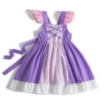 thumbnail image 3 of Disfraz de pato de Halloween Disfraz de pato Daisy Vestido de pato Donald para niñas Vestidos de fiesta de cumpleaños, 3 of 5