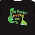 thumbnail image 4 of Inktastic My Papaw Loves Me dinosaur Boys Long Sleeve Toddler T-Shirt, 4 of 5