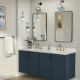 thumbnail image 4 of Logmey Bathroom Sink Faucet Double Handles with Pop Up Drainer in Gold, 4 of 9