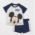 thumbnail image 1 of Conjunto de camiseta y pantalones cortos de verano para niños, camisetas de algodón, pantalones, chándales para niños y niñas, ropa informal de dos piezas, 1 of 1