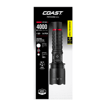 COAST XP20R Rechargeable LED Flashlight – 4000 Lumens, Dual Power, USB-C, Long-Range Beam
