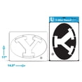 thumbnail image 2 of NCAA BYU Cougars Collegiate 'Y' Mini Stencil Kit, 2 of 2