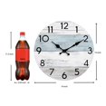 thumbnail image 4 of Reloj de pared KECYET de 14 pulgadas, silencioso, sin tictac, retro, azul, 4 of 9
