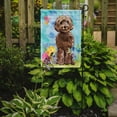 thumbnail image 2 of Brown Cockapoo Easter Garden Flag, 2 of 5