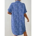 thumbnail image 3 of Bsubseach Fashion Swim Cover Up for Women Button Down Shirt Floral Bathing Suit Coverup Summer Outfits, 3 of 6