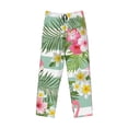 thumbnail image 4 of Bingfone Tropical Flamingo Mens All Over Print Sleep Pajama Pants-Medium, 4 of 9