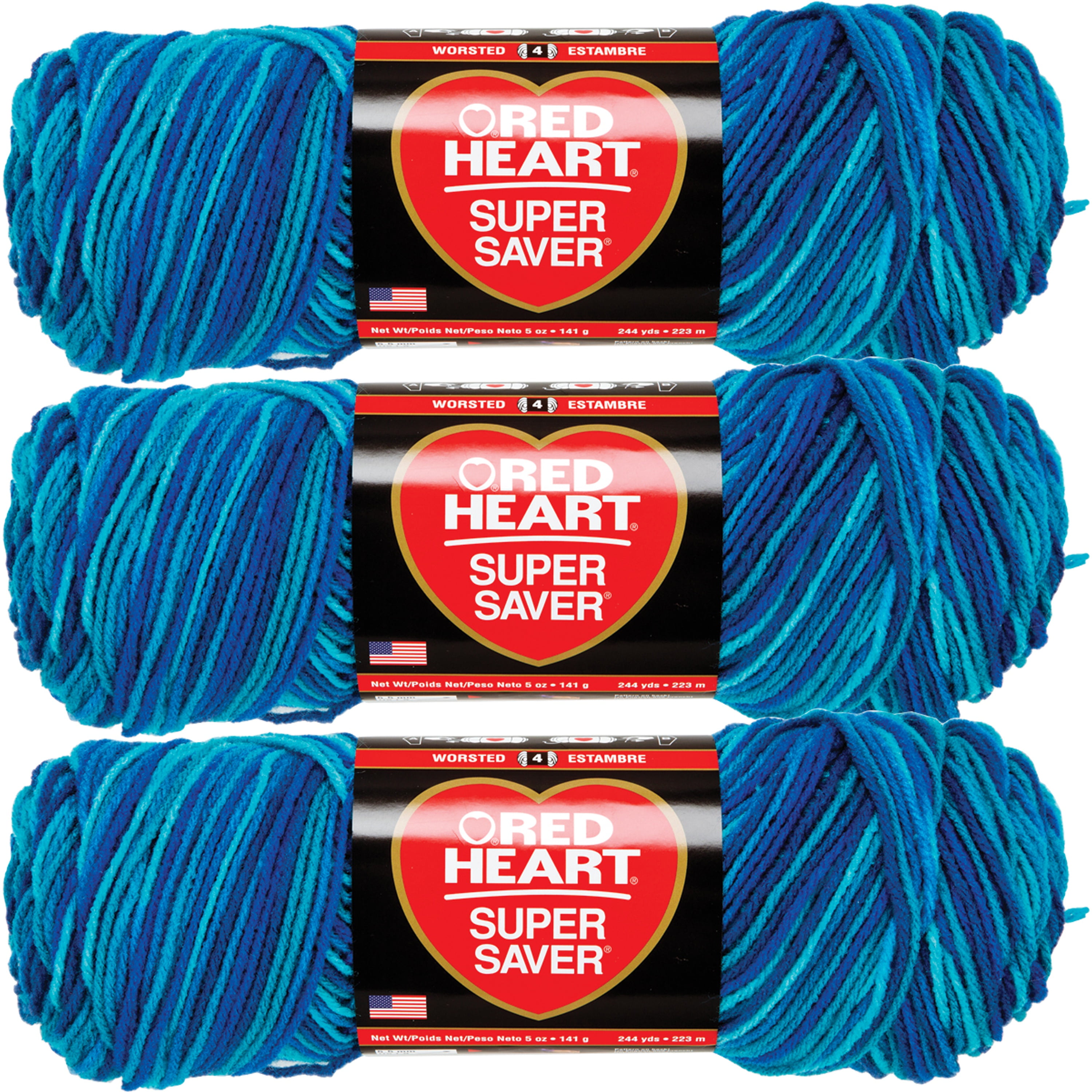 Cheap good goods Online Shopping from Anywhere Macaw Red Heart Super Saver Yarn 4Pack of 5oz
