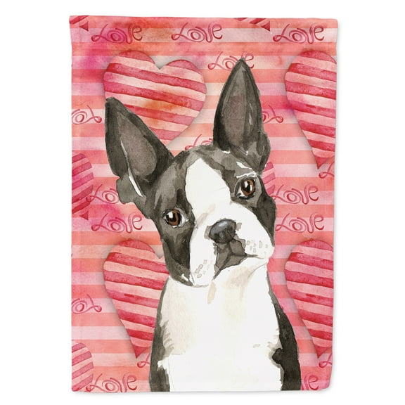Love a Boston Terrier House Flag