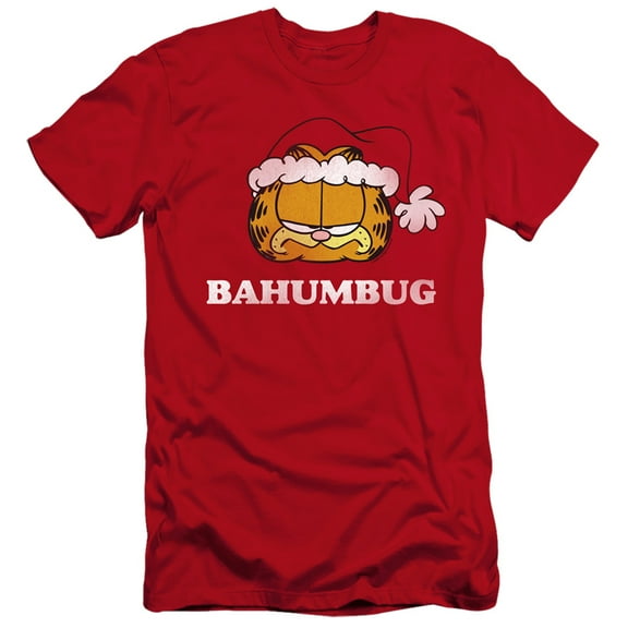 Garfield Bahumbug HBO S/S Adult 30/1 T-Shirt Red