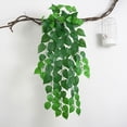 thumbnail image 3 of Artificial Vine Rattan Flower Green Plants Leaves Pendant Home Garden Wall Decor, 3 of 8